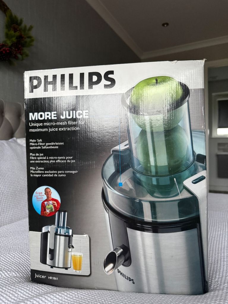 Philips Juicer HR1861 brand new in box