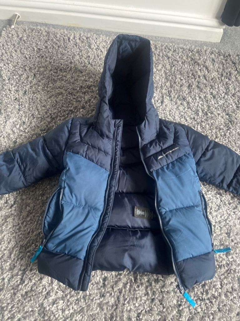 Mountain Warehouse Kids Puffer Jacket – Navy/Blue, Excellent Condition