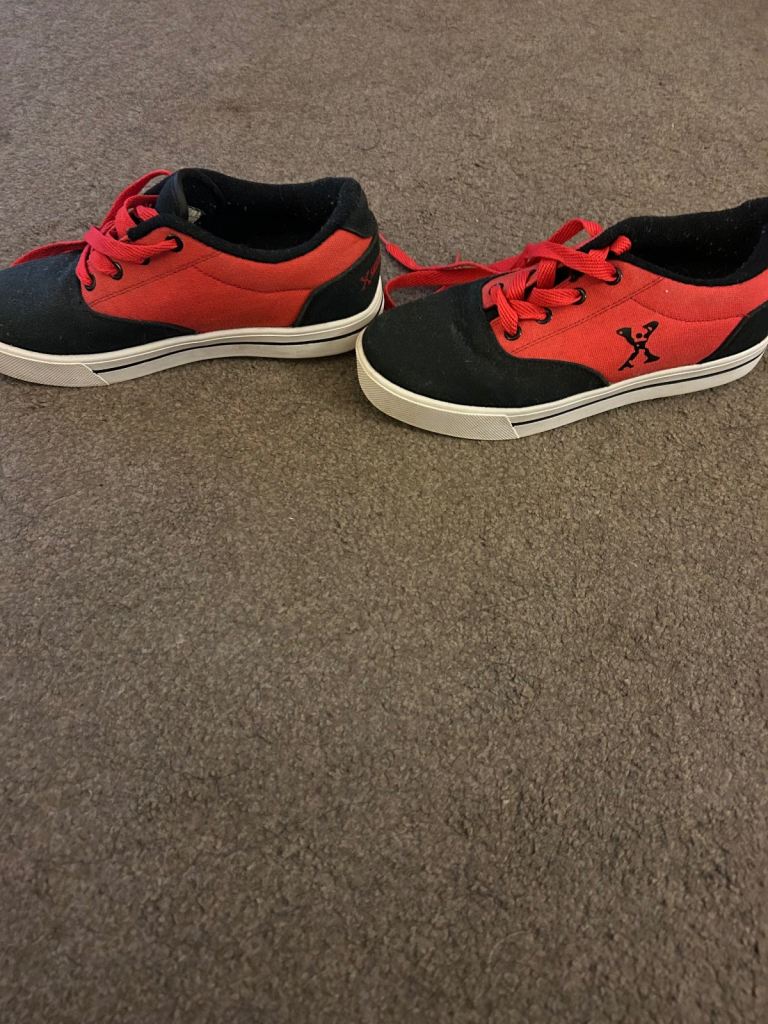 image for Black and red heelys