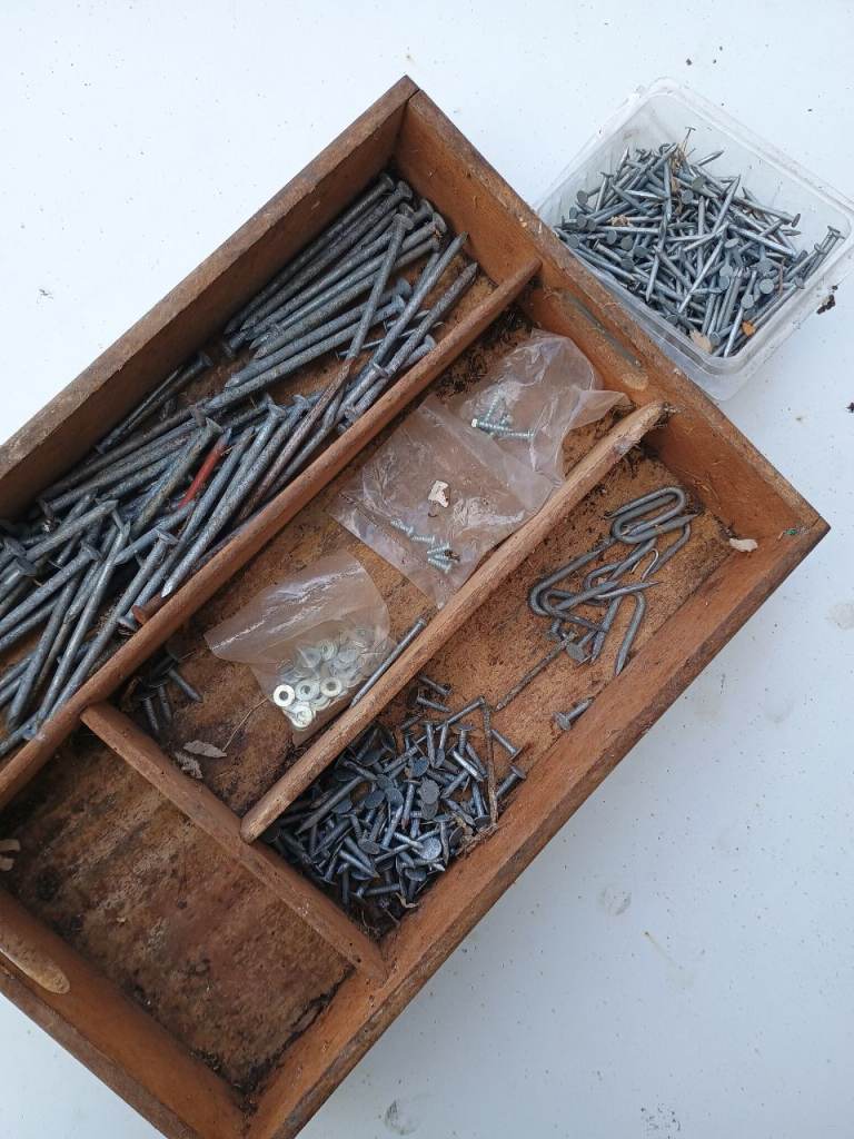 Box of nails you are the bits and pieces