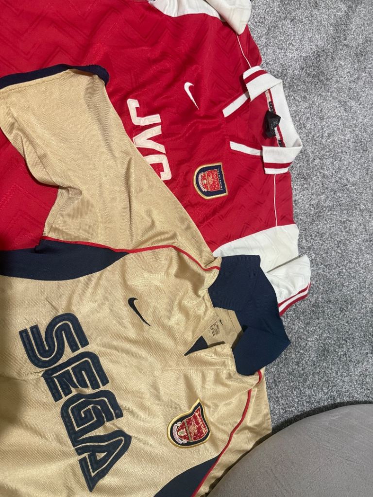 Arsenal football shirts