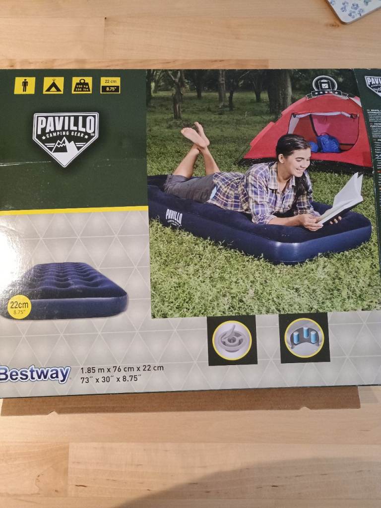 Single camping mattress 