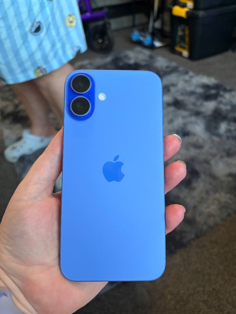 Blue iPhone 16 plus