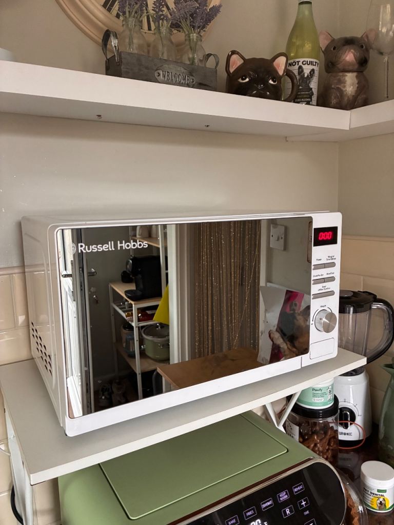 Russell Hobbs Microwave Oven - White, Fair Condition