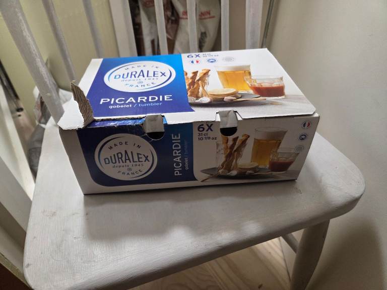 (12 boxes available) BNIB 6 x Duralex Picardie tumblers