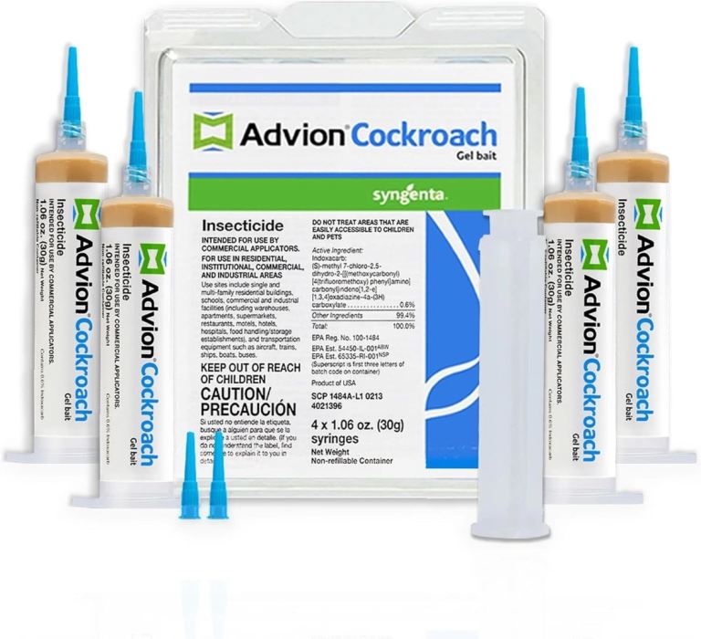 Advion Cockroach Gel Bait 4 X 30 Gram Tubes Roach Control Syngenta