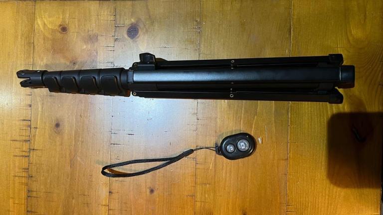 Tripod with remote