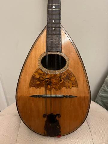Beautiful 'F De Mureda' Antique (1900s) Bowl Back Mandolin