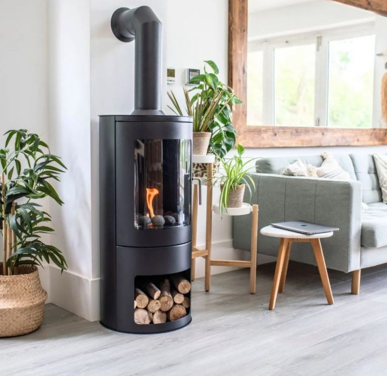 Brand New Burford Bio Stove with Flu