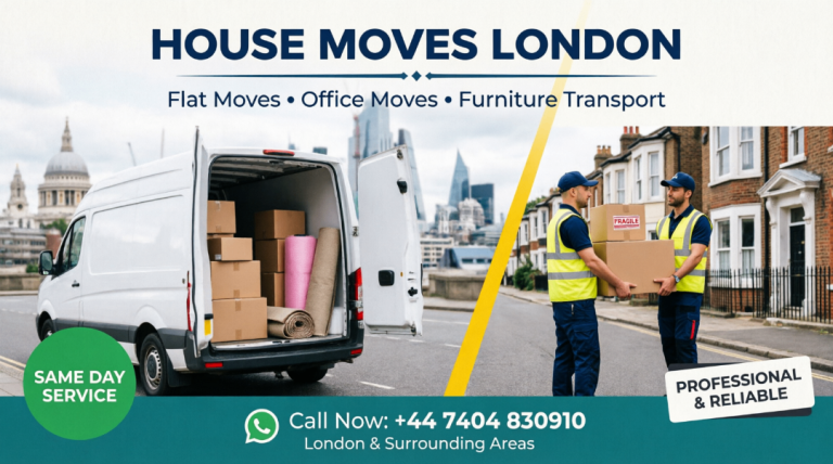 Man and Van Removals London | House Moves | Office Moves | Call Now