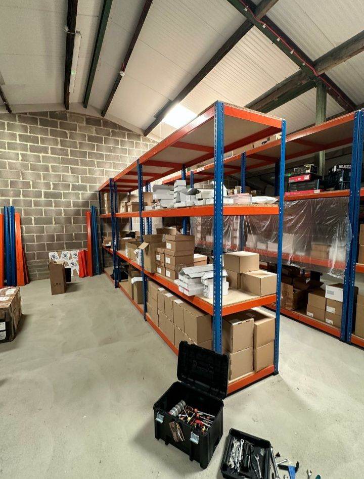 Dexion Industrial Metal Shelving Units Warehouse