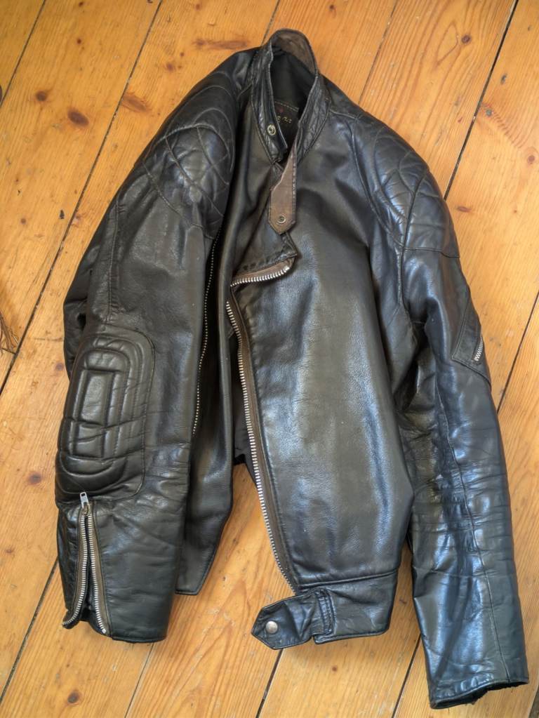 Vintage Leather Biker Jacket