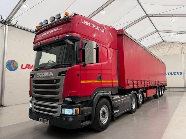 Scania R490 6x2 Topline Tractor Unit with SDC Curtainsider 