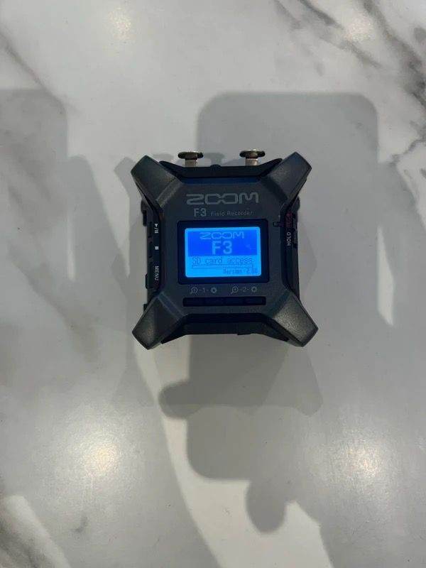 Zoom F3 32-Bit Float Field Recorder - Dual XLR - Excellent Condition