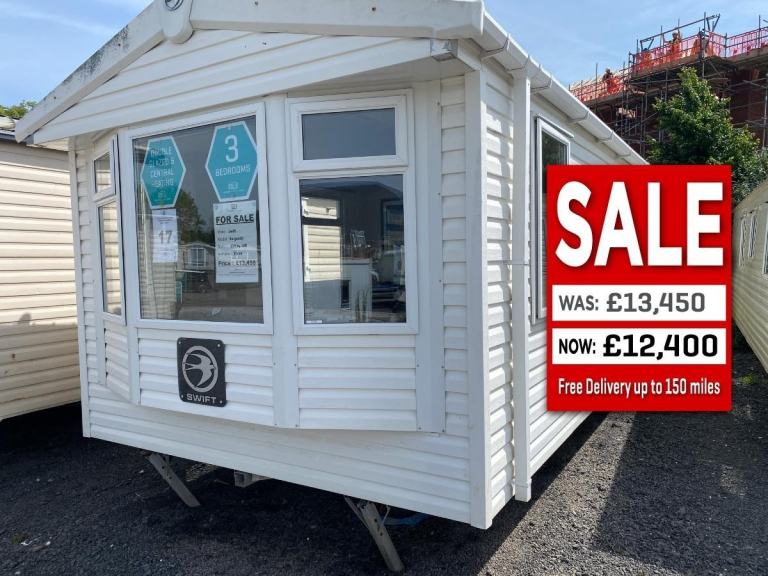 35x10 3 Bed Static Caravan - DG CH, New Carpet - Offsite / Own Land / Self Build