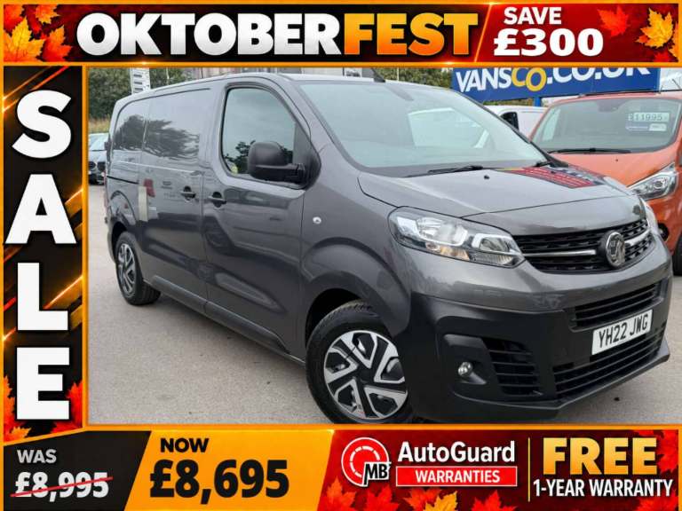 2022 Vauxhall Vivaro 1.5 Turbo D 2700 Dynamic Panel Van 6dr Diesel Manual L1 H1 Euro 6 (s/s) (12 ...