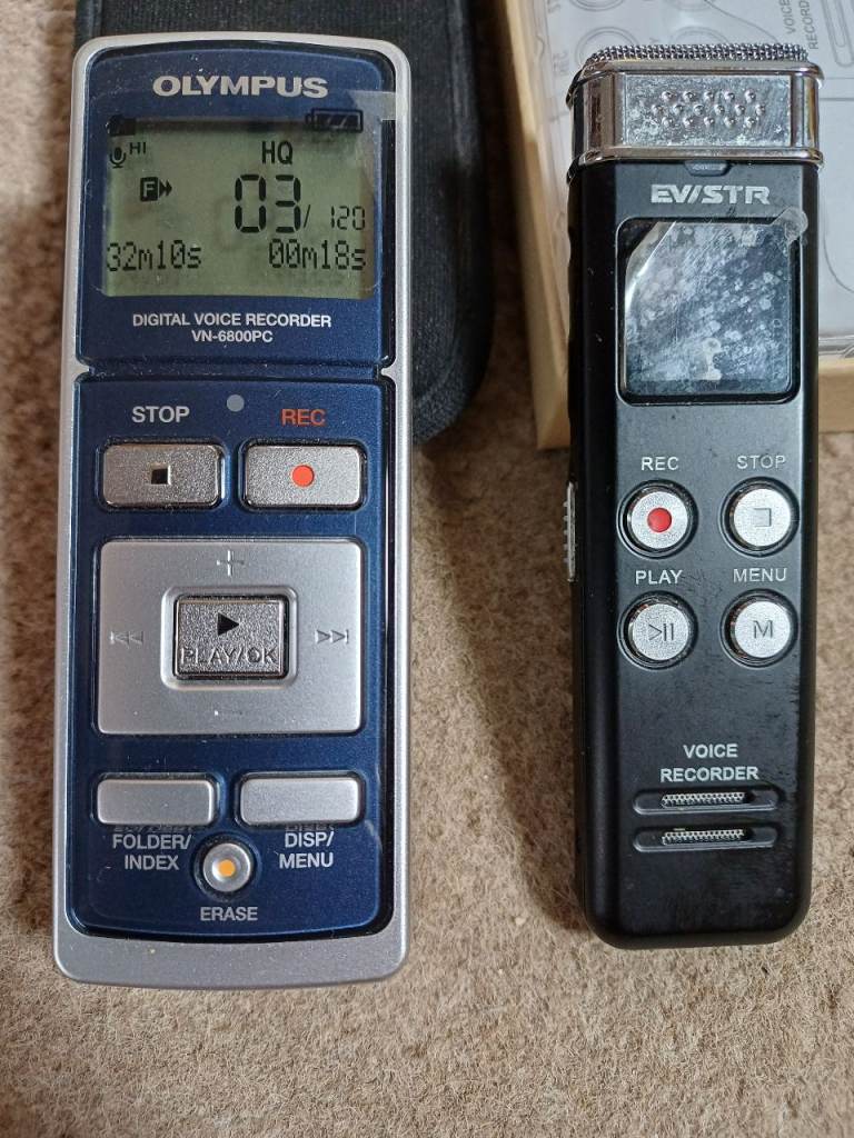 Digital Voice Recorder x2