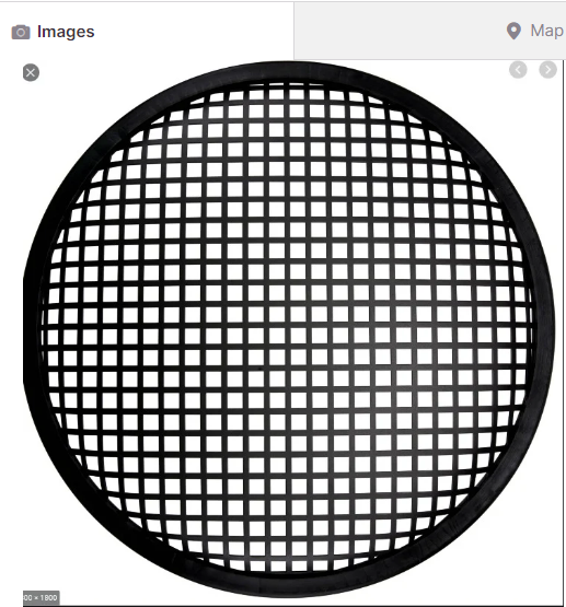 2x12inch Metal Speaker Grills