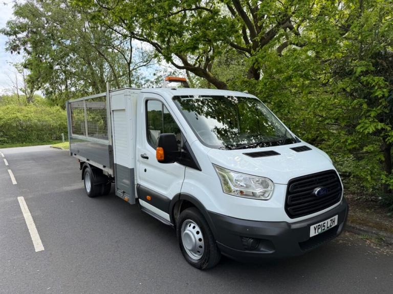 2015 Ford Transit 350 TOOLBOX CAGE TIPPER 49k 2.2 CHAIN 1 COMPANY OWNER Tipper Diesel Manual