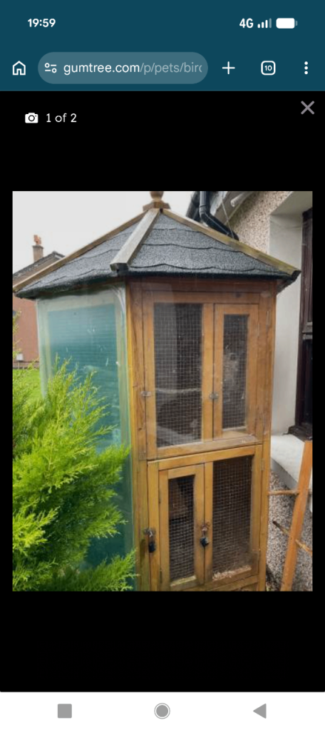Aviary for parrot s £40