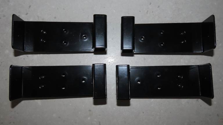 Four Duracell Dura5 Solar Battery Wall Mounting Brackets 5.12kWh Heavy Duty Metal System Storage IG3