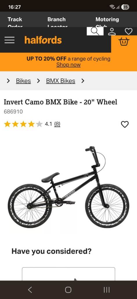 Kids BMX bike