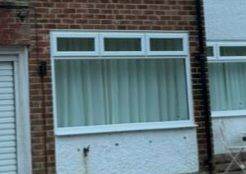 Large double glazed window