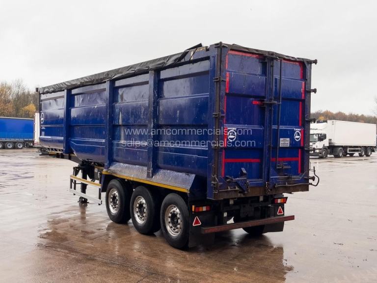 SWAN ST338 80ydÂ³ SCRAP TIPPER TRAILER 