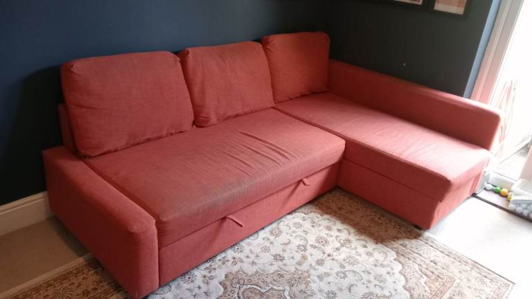 **FREE IKEA Corner Sofa Bed – Well Loved but Still Going Strong!**