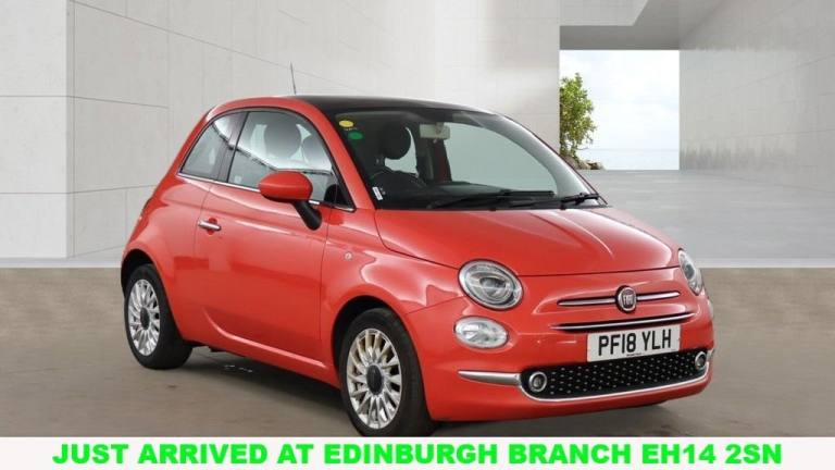 2018 Fiat 500 1.2 Lounge 3dr HATCHBACK PETROL Manual