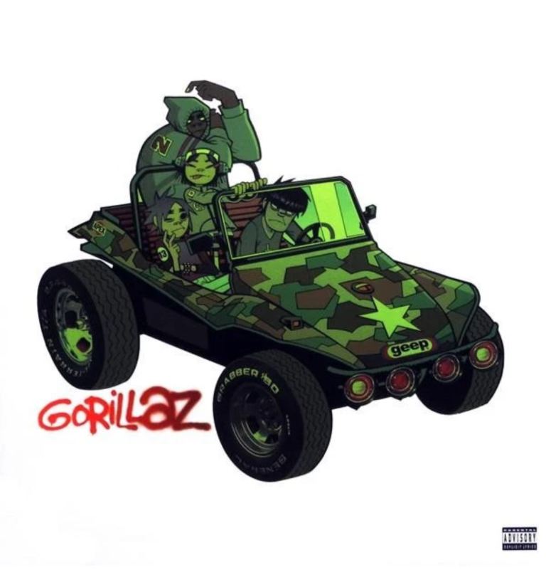 GORILLAZ LP x 2 Gorillaz DOUBLE VINYL Gatefold Sleeve + Inners LIKE NEW