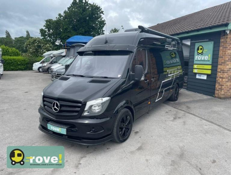 Mercedes Sprinter SportTec Race Van 4 berth 3 belt rear garage campervan