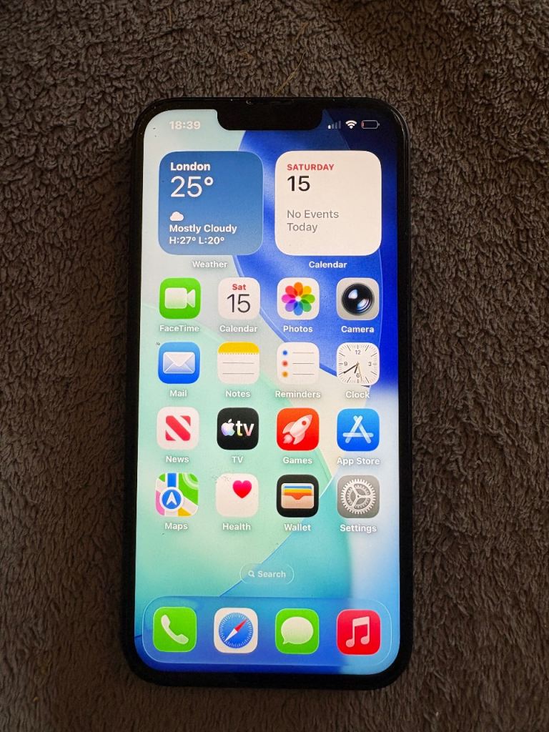 Apple iPhone 13  - Black, Fair Condition