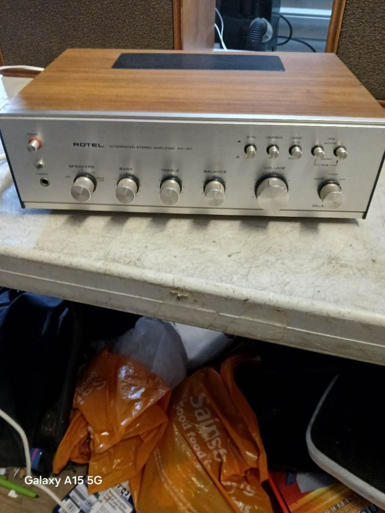 BEAUTIFUL ROTEL AMP AND TUNER