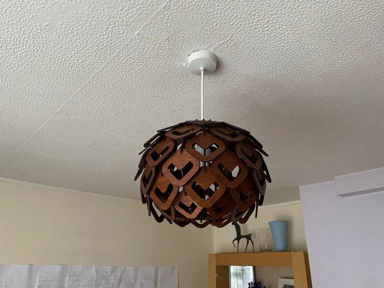 Pendant Ceiling Lamp Hand Made Statement Piece | Cosy Summer Lamp Shade B22/BC