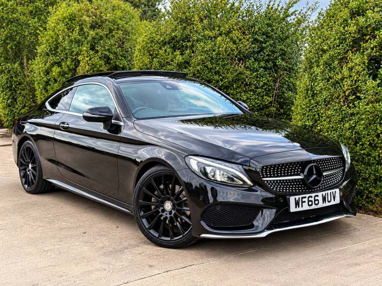 2016 66 MERCEDES BENZ C220d AMG LINE PREMIUM PLUS COUPE 2.1 AUTOMATIC EU 6 BLACK