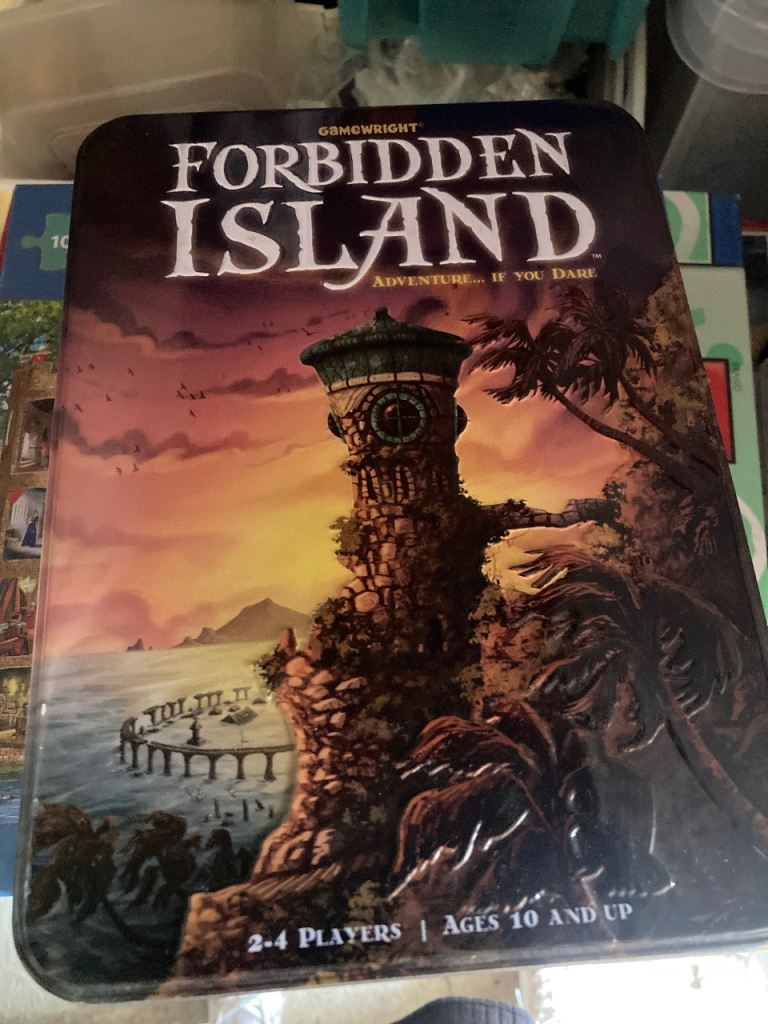 Gamewright Forbidden Island Board Game – Good Condition
