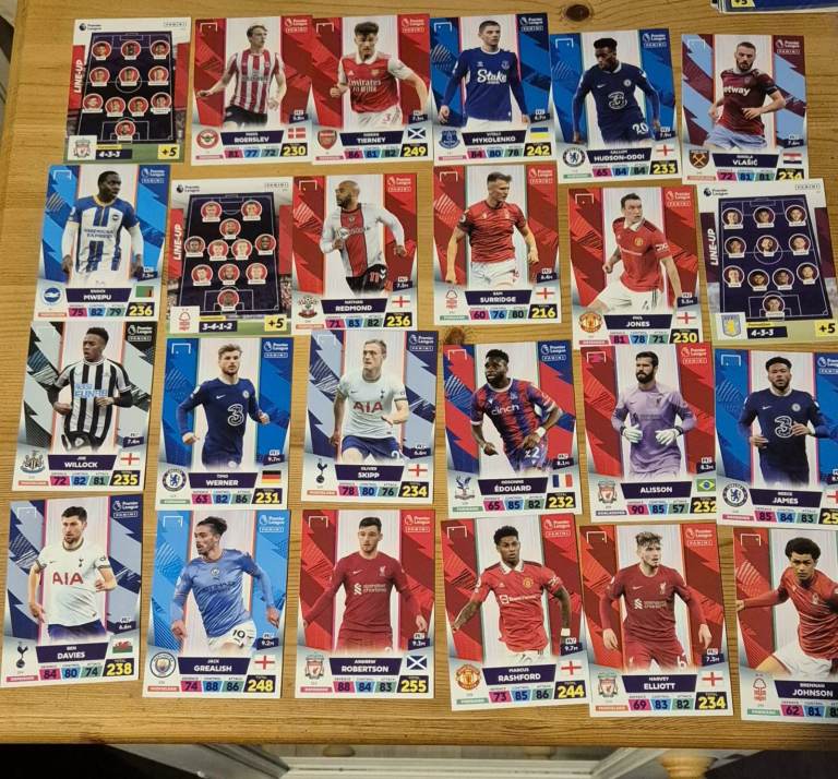 Panini premier league football card bundle