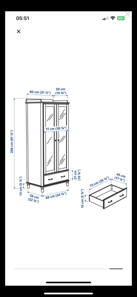 IKEA Tyssedal bedroom furniture 