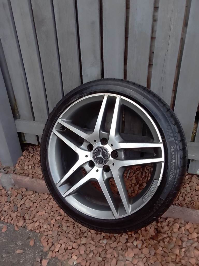 Mercedes alloy wheel
