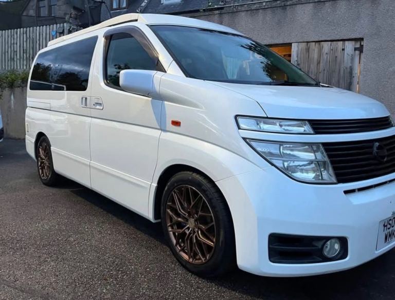 Nissan Elgrand full camper conversion years mot 