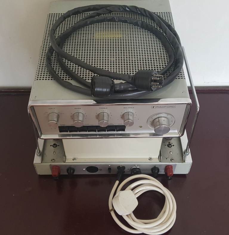 Radford STA 25 Valve Power amp and the control unit SC22