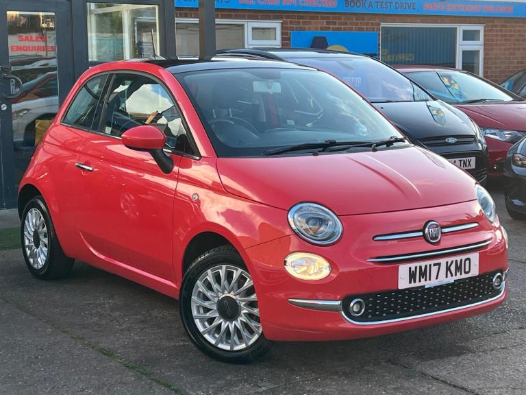 2017 Fiat 500 1.2 Lounge Hatchback 3dr Petrol Manual Euro 6 (s/s) (69 bhp) HATCHBACK Petrol Manual