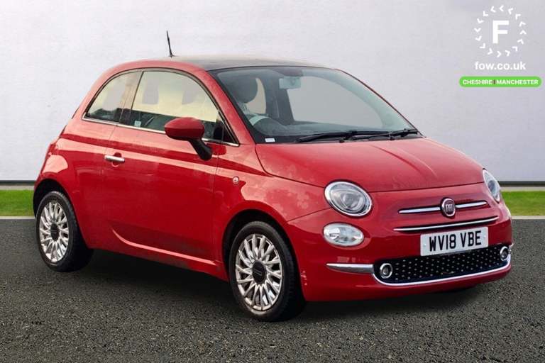 2018 Fiat 500 1.2 Lounge 3dr Hatchback PETROL Manual