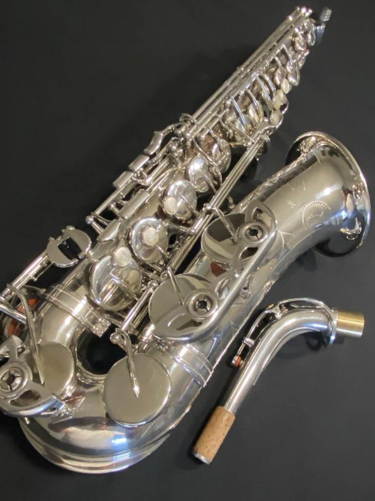 Yamaha YAS-82Z Alto Saxophone Sax, silver-plated  with VI neck 