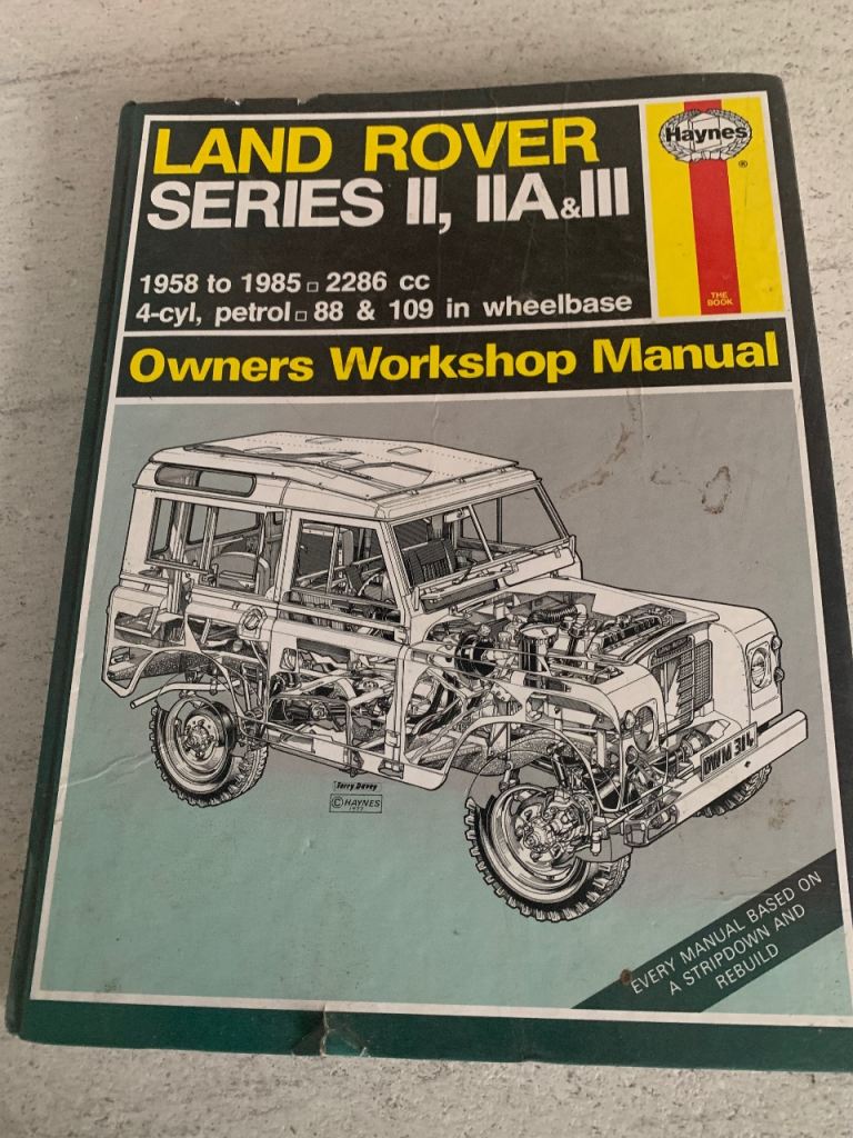 Haynes Land Rover Series II, IIA & III Workshop Manual