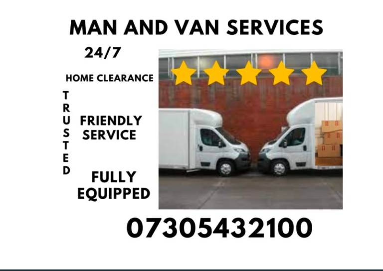 Best Man and van, House MOVE, Hire, REMOVALS, furniture/kitchen, collections, Luton van 24 hr