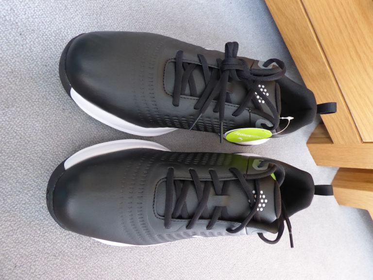 PUMA FUSION PLUS SPIKELESS MENS GOLF SHOES BLACK UK10 BNIB