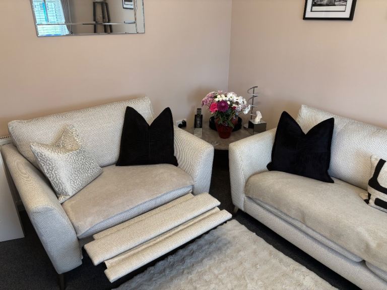 DFS Libby 3 Seater Sofa & Cuddle Recliner