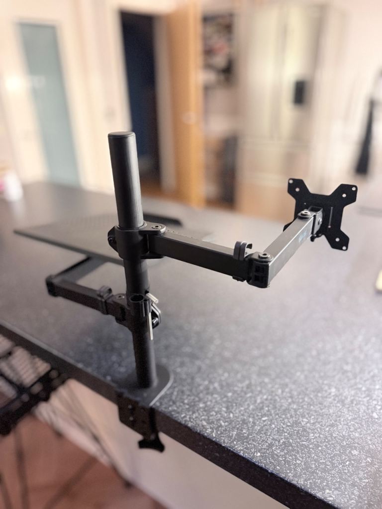 Monitor Mount and Laptop Stand Adjustable Arms 13-27" Screens